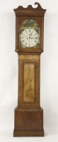 Lot 673 - A 19th century mahogany longcase clock