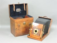 Lot 242 - A large format plate camera