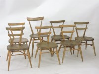 Lot 664 - Seven Ercol child's chairs