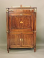 Lot 586 - A 19th century secretaire abattant