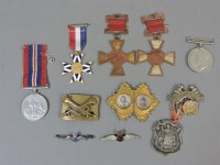 Lot 133 - Various medals and badges