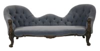 Lot 771 - A Victorian mahogany sofa