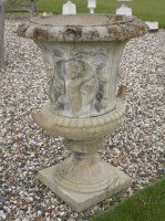 Lot 1674 - (WH) A pair of garden planters