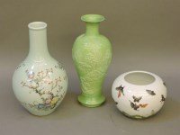 Lot 275 - A 20th century Chinese famille rose vase
