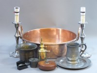 Lot 377 - A Victorian copper preserve pan