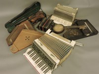 Lot 325 - Two boxes with musical instruments