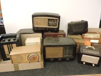 Lot 358 - Thirteen old radio sets