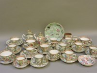 Lot 378 - A quantity of 19th century Chinese famille rose tea wares