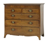 Lot 686 - A Regency mahogany chest of drawers