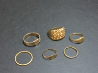 Lot 39 - Two 22ct gold wedding rings
