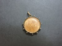 Lot 88 - A half sovereign pendant coin