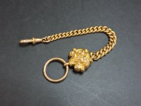 Lot 50 - A 9ct gold watch fob