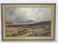 Lot 509 - Henry Hadfield Cubley (1858-1934)
'A SEDGY MOORLAND'
Signed l.r.