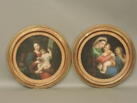 Lot 541 - After Raphael
'MADONNA DELLA SECLIA'
Oil on canvas