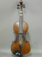 Lot 453 - A violin