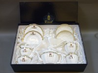 Lot 294 - A Royal Crown Derby limited edition Diamond Jubilee teaset