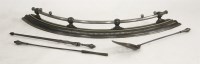 Lot 1277 - A Victorian style steel and iron fender