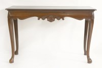 Lot 1498 - A mahogany serving table