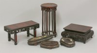 Lot 569 - Six hardwood stands