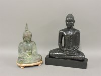 Lot 253 - A bronze Buddha