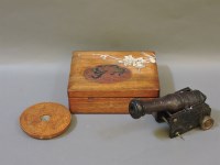 Lot 236 - A Chinese wooden box