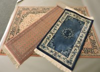 Lot 649 - A Chinese plush ground carpet