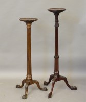 Lot 560 - A mahogany torchère