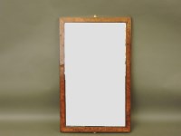 Lot 694 - A 19th century maple framed wall mirror