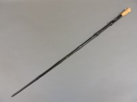 Lot 287 - A 19th century walking stick