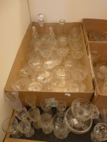 Lot 408 - Three boxes of Victorian and later glassware