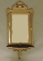 Lot 579 - A Victorian gilt wall mirror