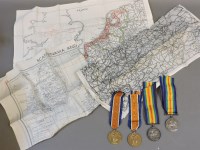 Lot 158 - Three World War II printed silk Air Ministry 'Escape' maps