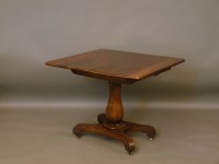 Lot 570 - A Victorian mahogany card table