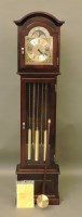 Lot 598 - A modern mahogany longcase clock