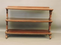 Lot 690 - A Victorian mahogany whatnot