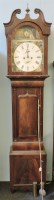 Lot 576 - A 19th century mahogany longcase clock