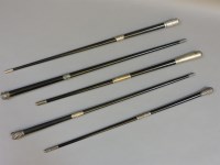 Lot 124 - Four conductor's batons