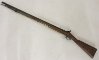 Lot 267 - An early 19th century percussion rifle