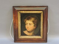 Lot 538 - English School
HEAD OF A BOY
Oil on canvas