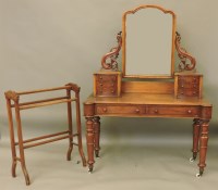 Lot 701 - A Victorian mahogany dressing table