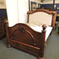 Lot 623 - A Victorian mahogany half tester bed