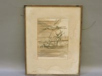 Lot 557 - English School
SURREALIST INSECTS
Signed and dated Dec 9 '40