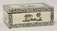 Lot 74 - An Anglo-Indian Vizagapatam ivory box