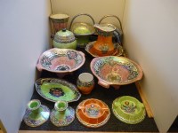 Lot 344 - A collection of Newhall lustre Boumier ware