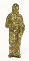 Lot 113 - A gilt bronze reliquary figure of a saint