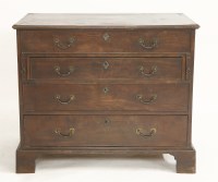 Lot 469 - A George III mahogany dressing chest