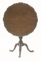 Lot 472 - A mahogany tripod table