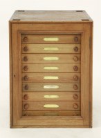 Lot 108 - A Victorian mahogany collector's cabinet