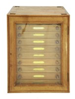 Lot 110 - A Victorian mahogany collector's cabinet
