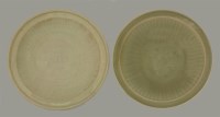 Lot 555 - Two Lonquan celadon dishes